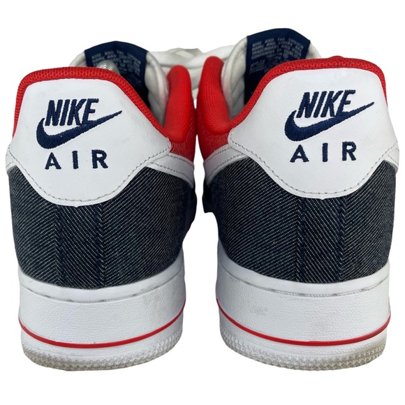 Nike Air Force 1 '07 LX USA Denim Sz 9.5 - Picture 10 of 14